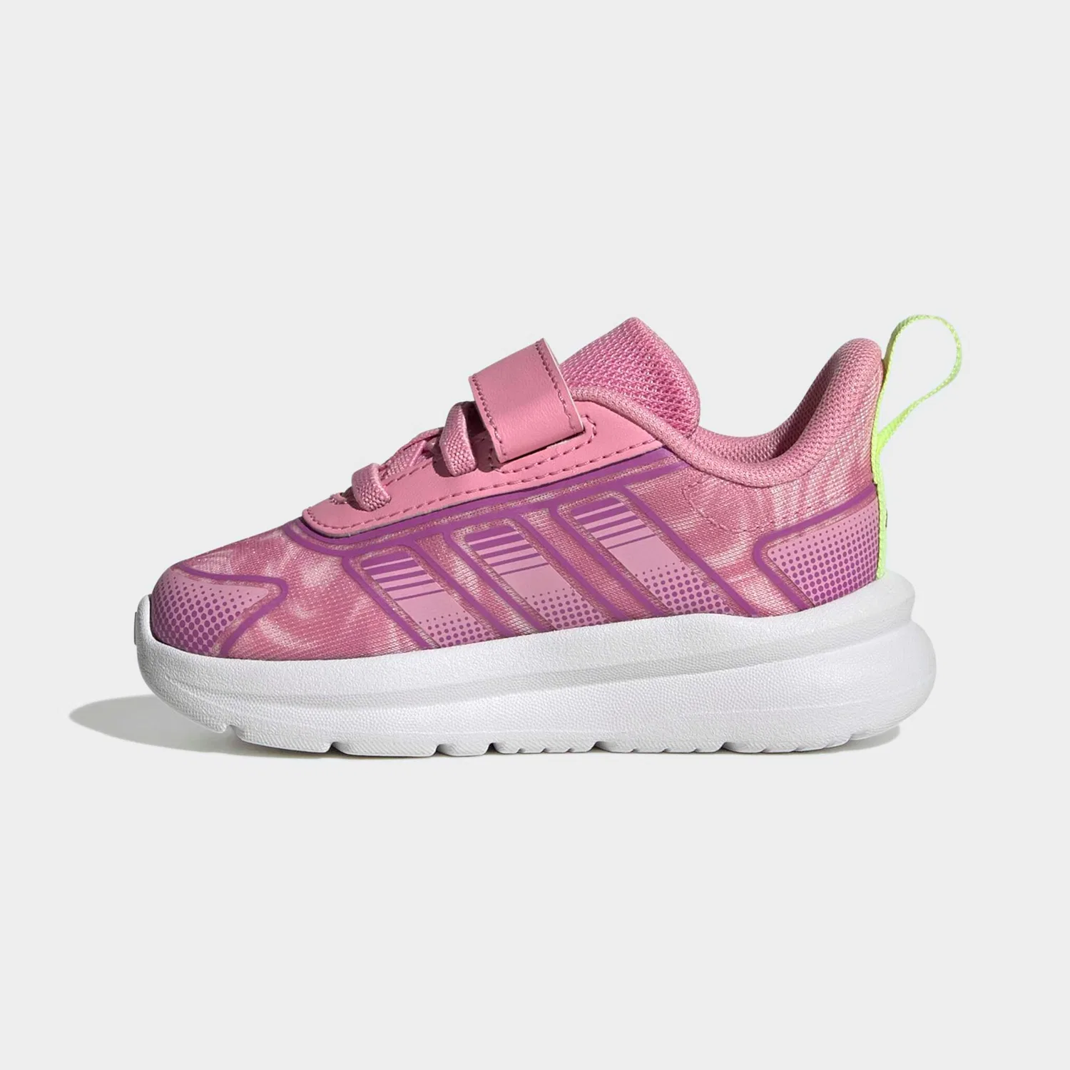 Детские кроссовки с графическим принтом Adidas Sportswear, St Tropic Bloom/Purple Burst/Hi-Res Yellow — фото 3