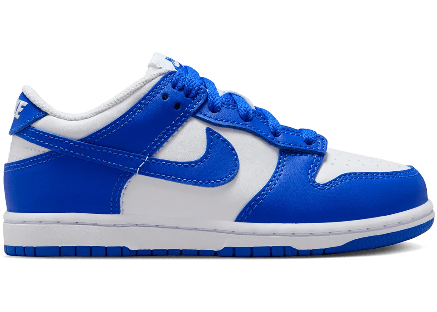 Детские кроссовки Lifestyle Nike Dunk Low Nike, White/Hyper Royal/Hyper Royal