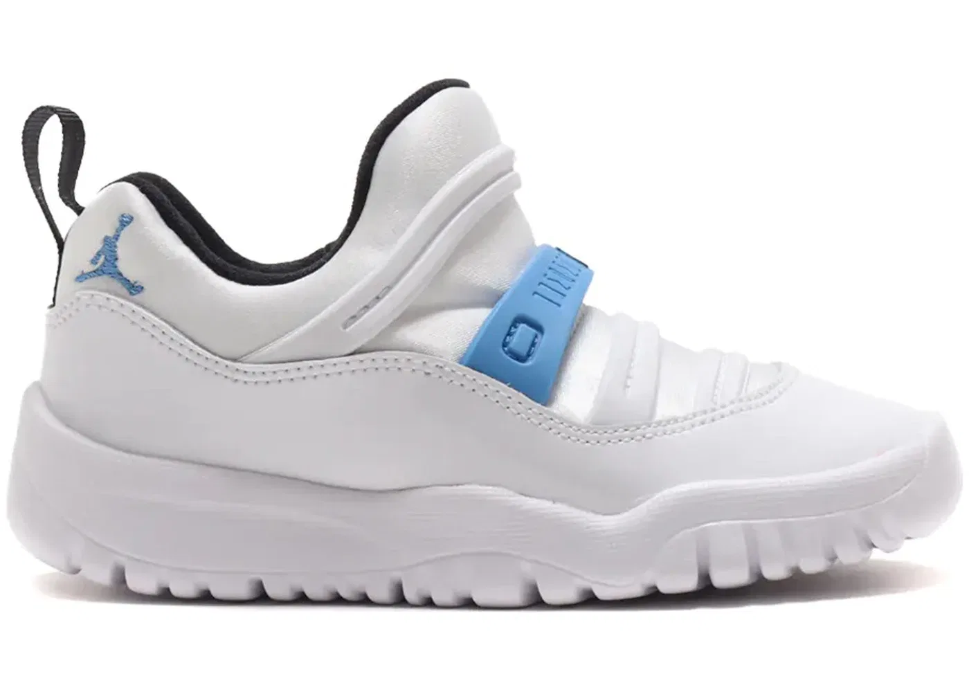 Детские кроссовки с принтом Jordan 11 Retro Little Flex Jordan, White/Black-Legend Blue