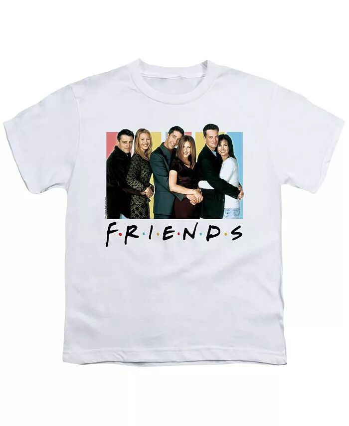

Футболка с коротким рукавом и логотипом для мальчиков Friends, белый