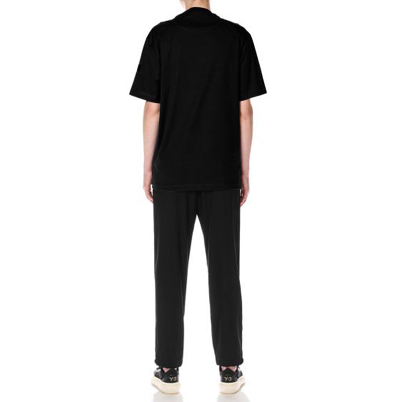 Футболка adidas Y-3 Relaxed Short Sleeve Tee 'Black', черный — фото 4