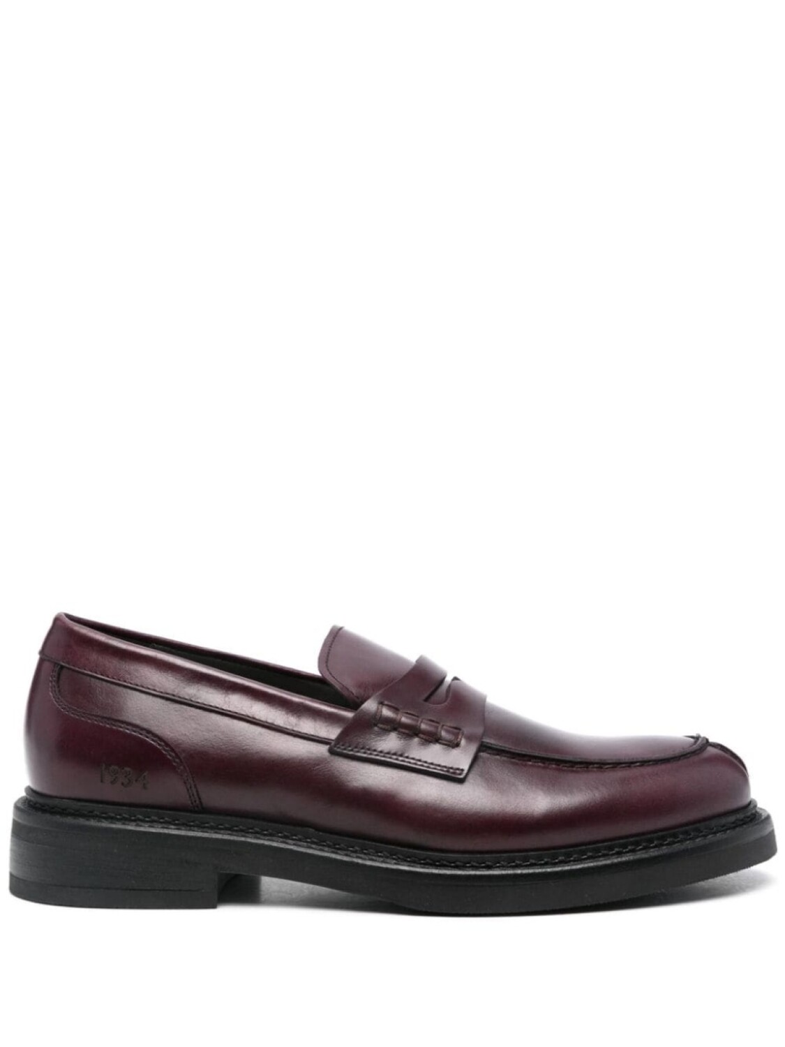 

Canali кожаные лоферы, красный