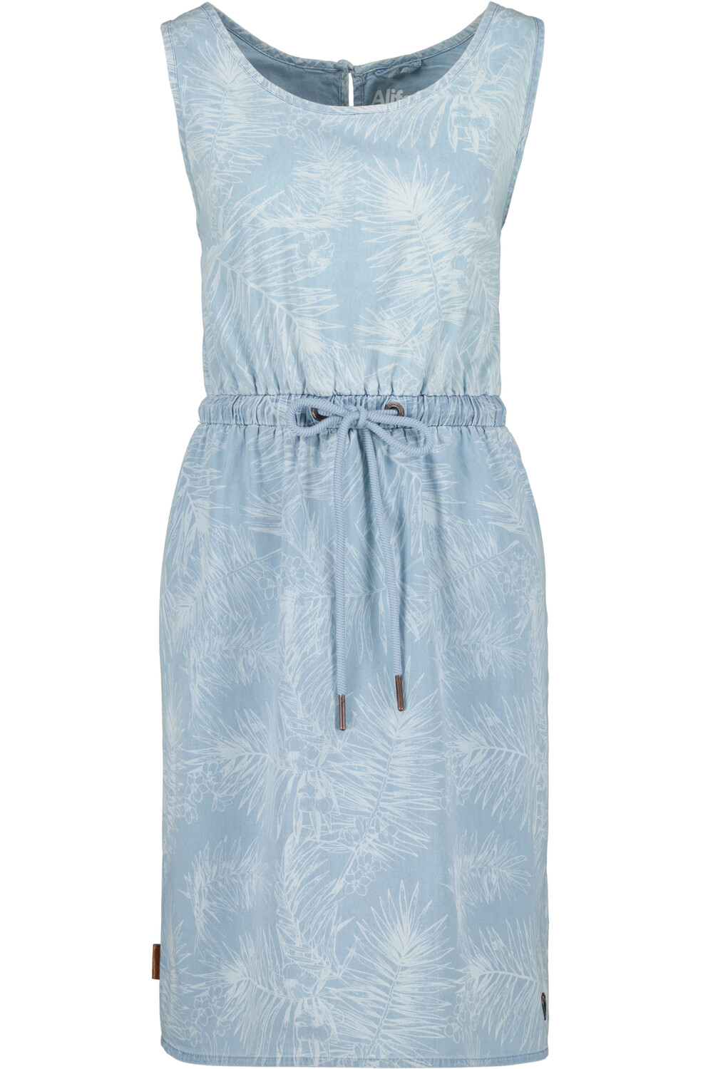 

Платье alife and kickin Jersey, Sommer, Blusen, Mini, Shirt, Strand DojaAK, цвет light denim