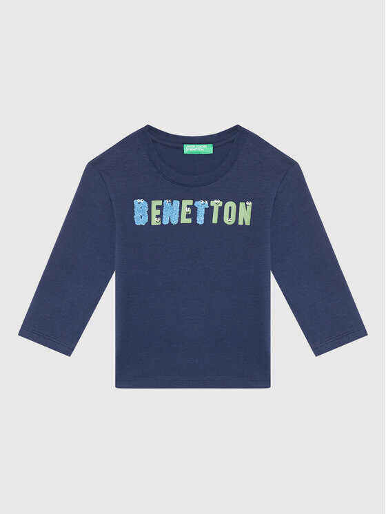 

Блуза стандартного кроя United Colors Of Benetton, синий