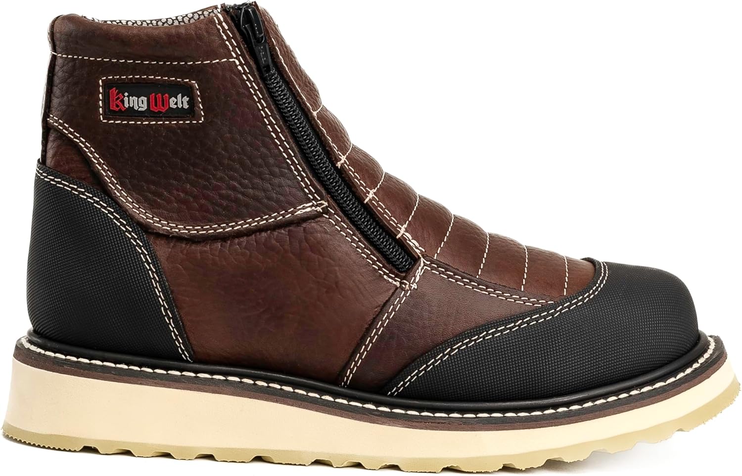 

Мужские ботинки King Welt Ultra Flex 6 337 с молнией, двойной плотности, легкие, коричневый