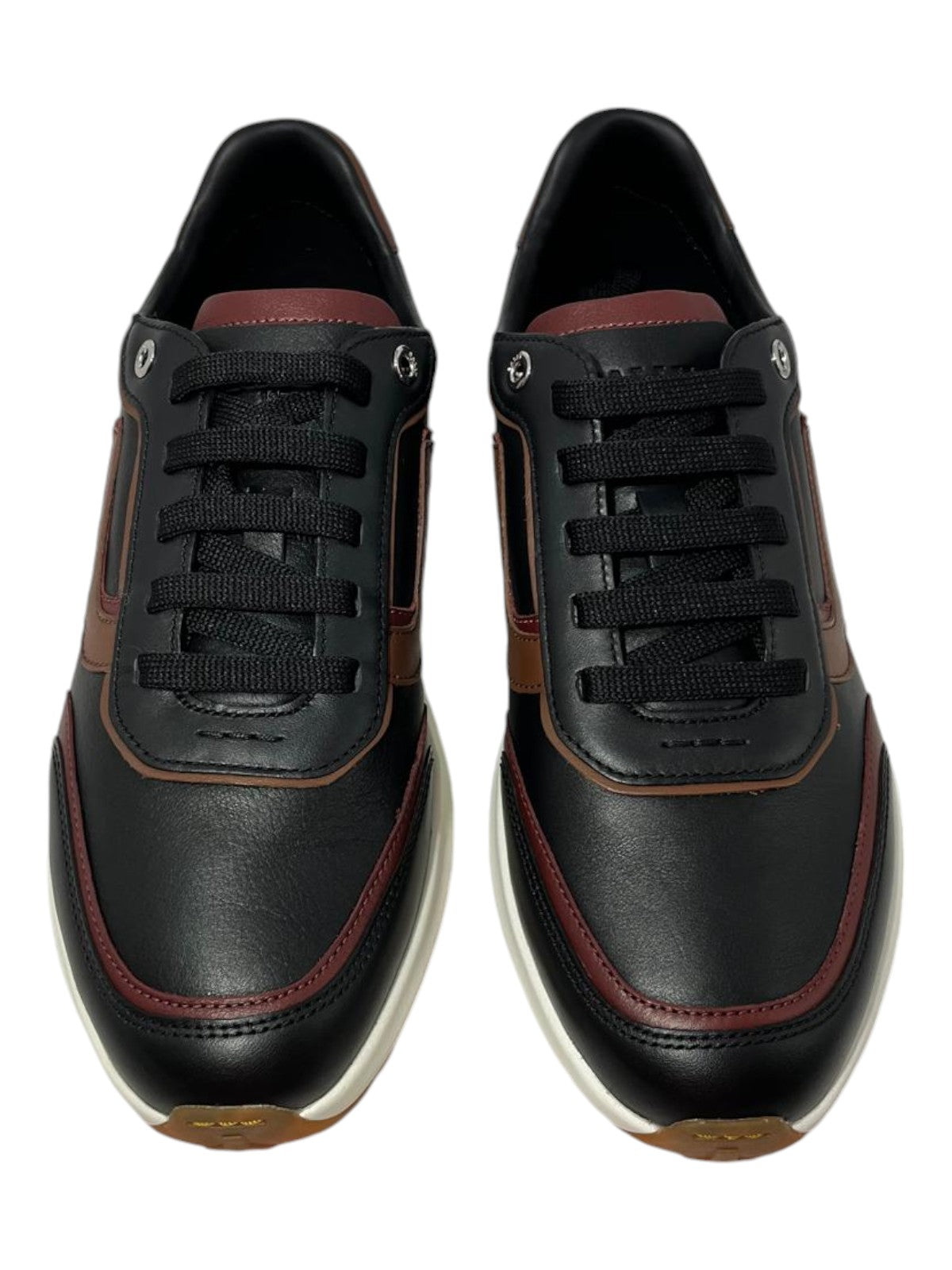 Bally Demmy 6301864 Мужские черные/красные/кожаные кроссовки Heritage Cuero — фото 3
