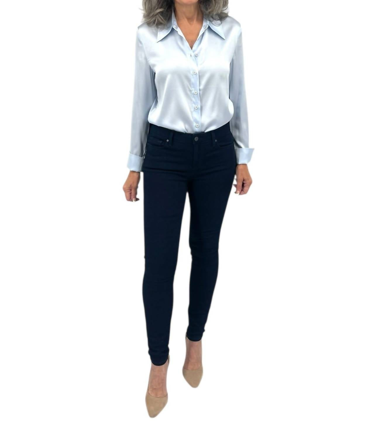 

Женские ультраузкие джинсы Verdugo из денима Paige, Denim