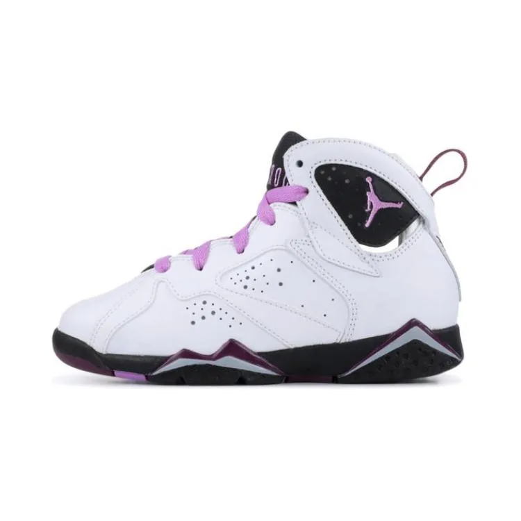 Детские баскетбольные кроссовки Air 7 Jordan, белый/фиолетовый — фото 3
