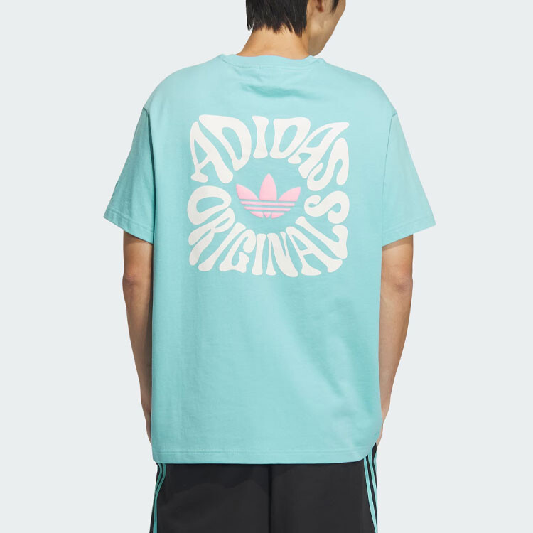 Футболка ко Дню святого Валентина унисекс мятно-зеленая Adidas Originals, мятно-зеленый — фото 3