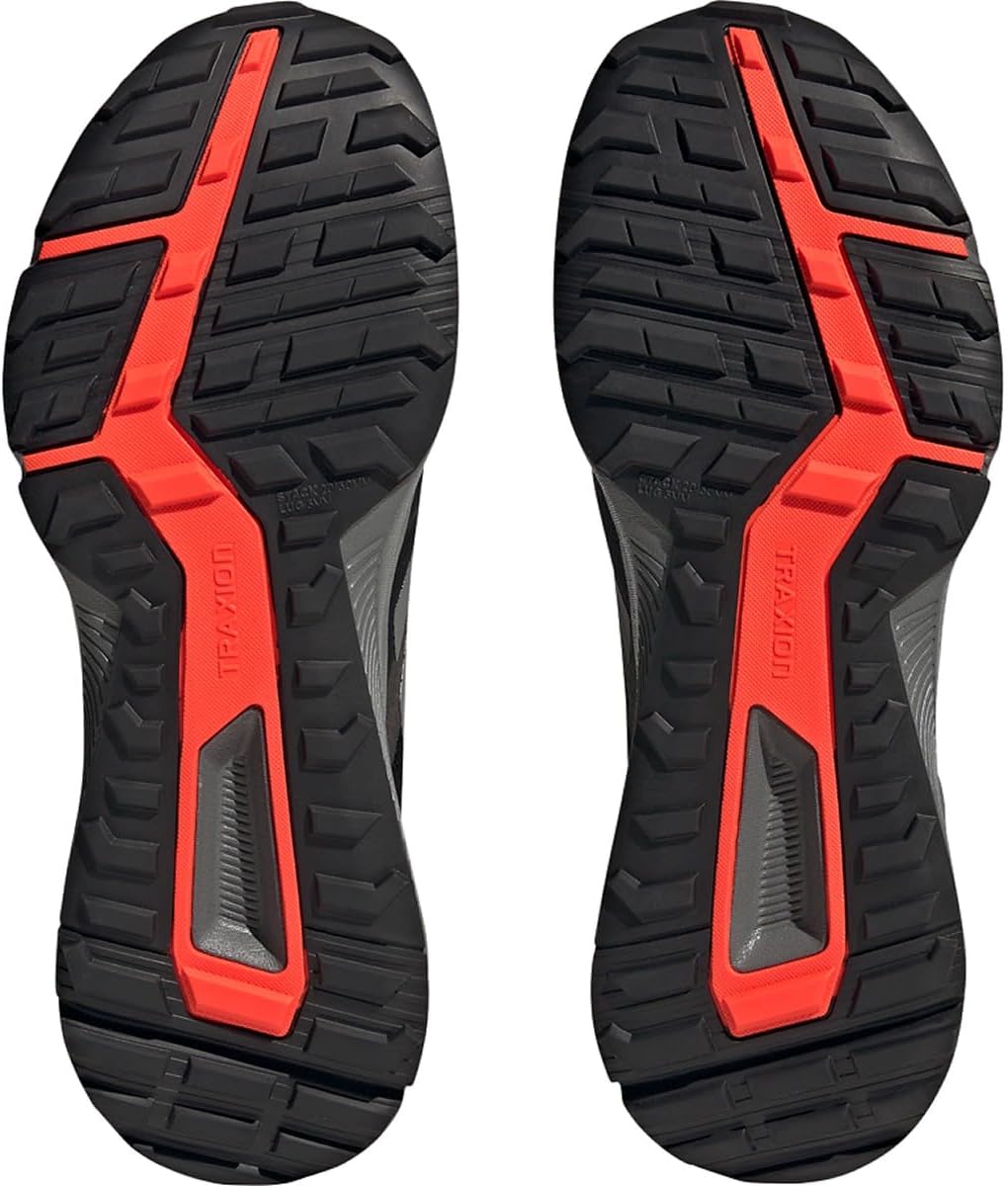Мужские кроссовки Adidas Terrex Soulstride для трейлраннинга, черный/красный/серый — фото 3