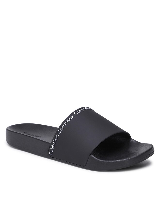 

Мюли Pool Slide Rubber HM0HM00981 Calvin Klein, черный