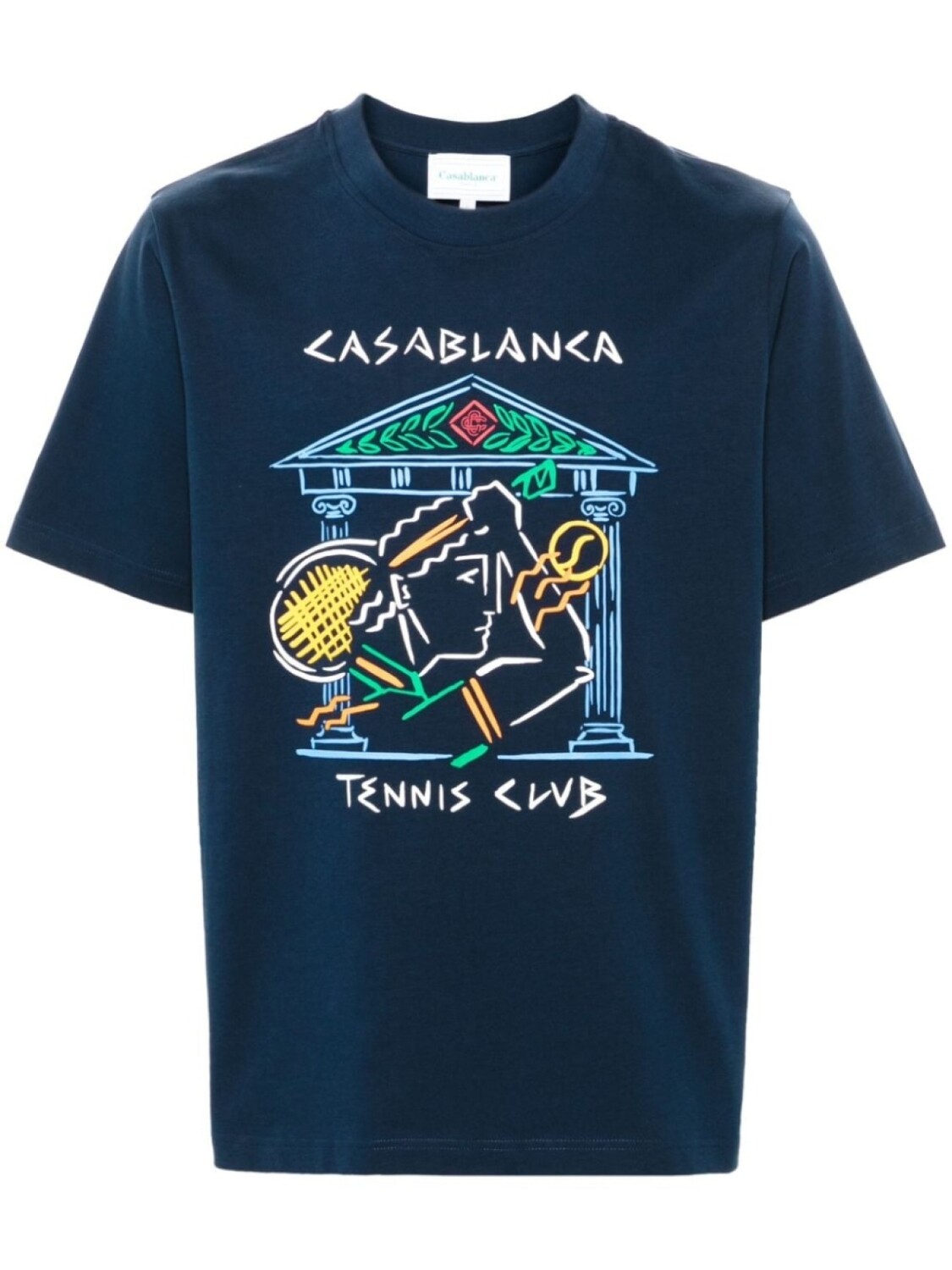 

Casablanca футболка с принтом, синий