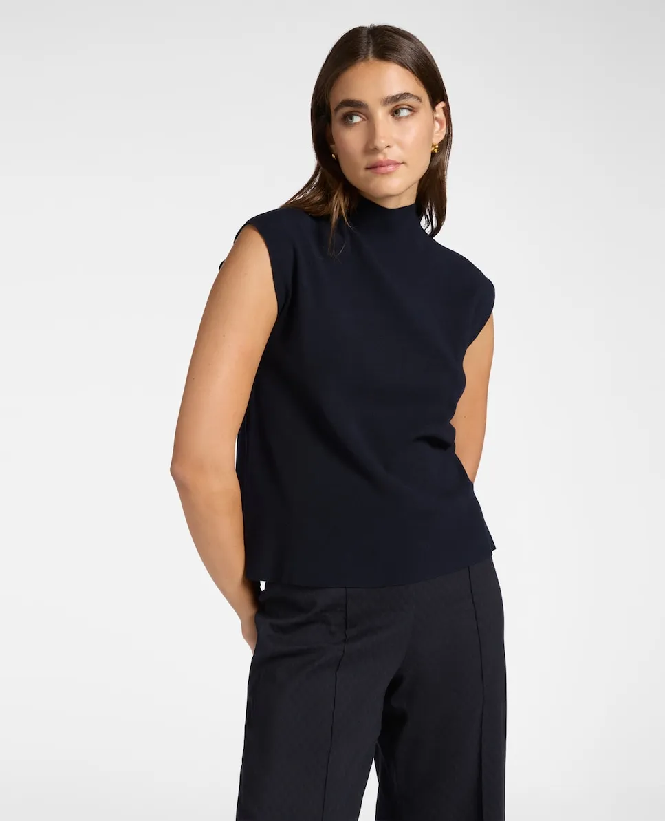 

Женский свитер с высоким воротом Elena Miró, синий