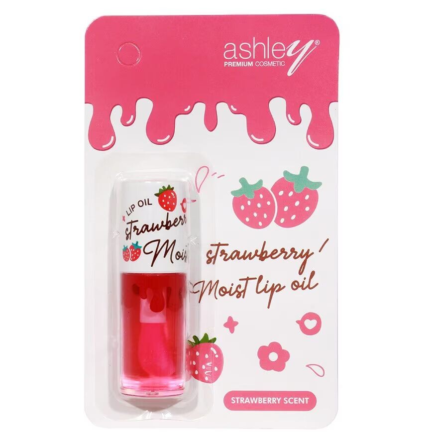 

Ashley Увлажняющее масло для губ 4,6 г. 01 Клубника, Strawberry