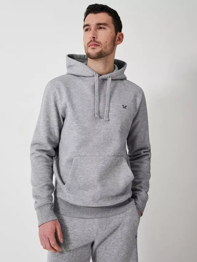 

Худи Crew Clothing Crossed Oars, цвет marl/grey