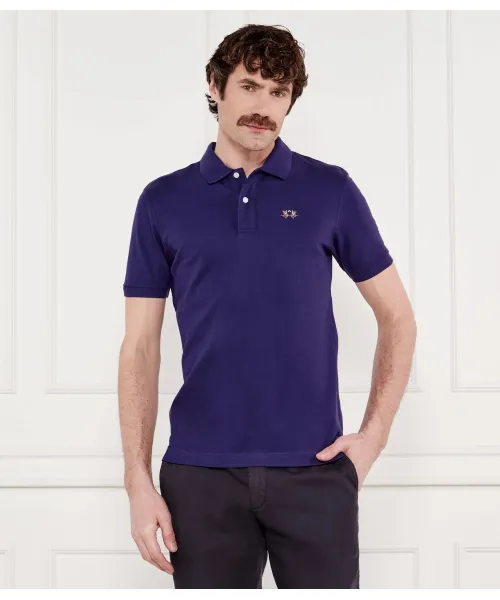 

Футболка поло Slim fit La Martina, фиолетовый