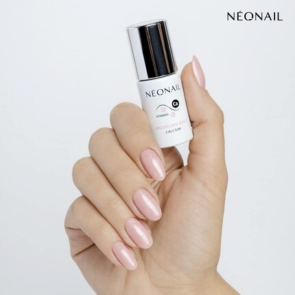 Гибридная моделирующая база Calcium Bubble Pink 7,2 мл УФ/светодиодная, Neonail — фото 2