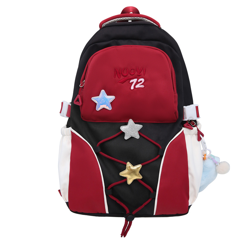 

DCLOUD Нейлоновый рюкзак женский черный желтый фиолетовый зеленый синий, Black