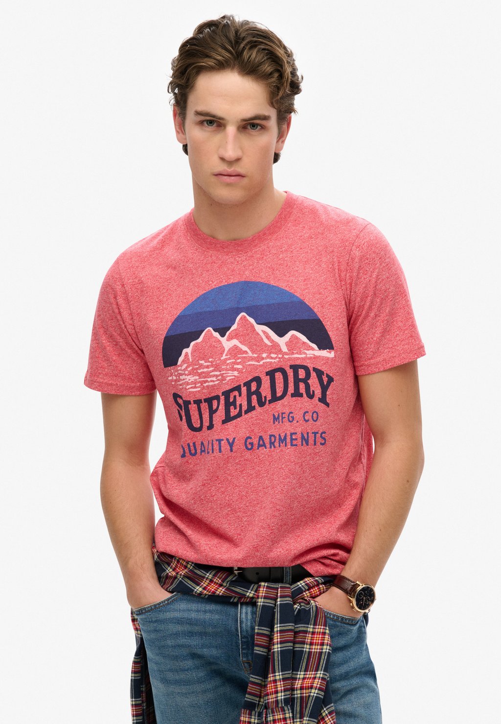 

Футболка с принтом CLASSIC GREAT Superdry, красный