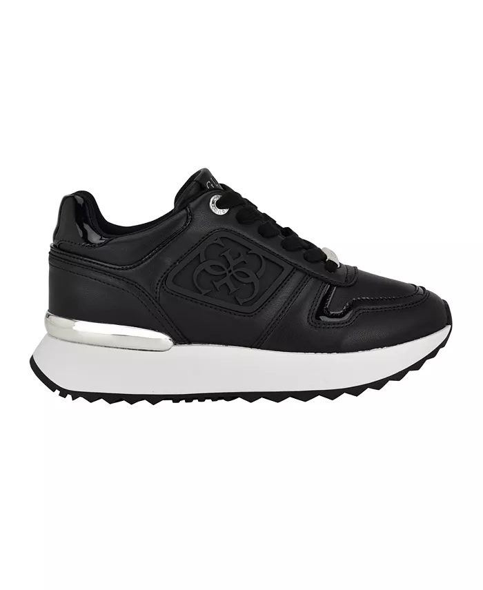Женские кроссовки Koyaa Quattro G Logo Retro Jogger GUESS, черный — фото 2