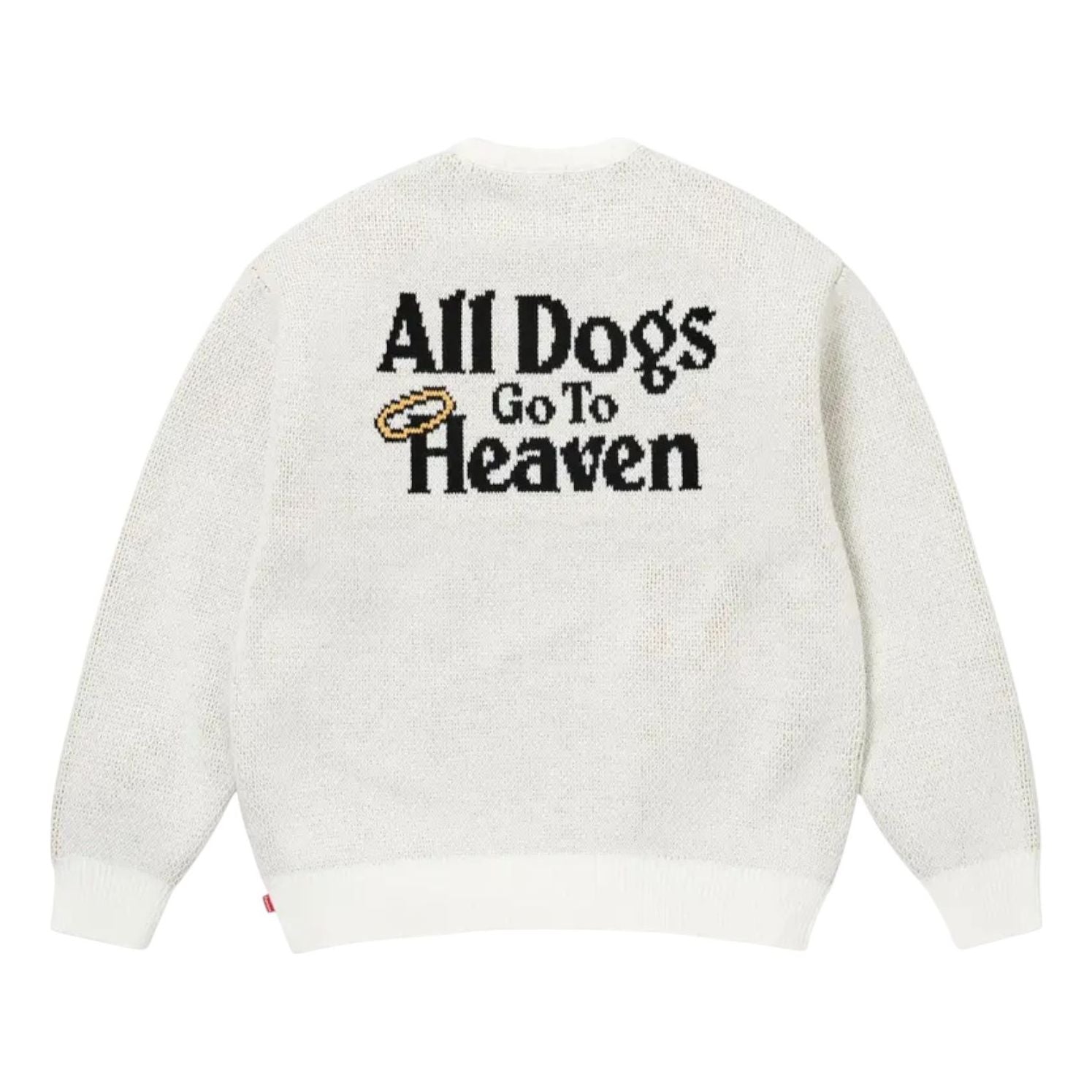 Свитер Supreme All Dogs Go To Heaven, белый — фото 2