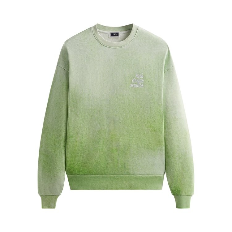 

Толстовка Kith Design Studios Nelson Crewneck, зеленый