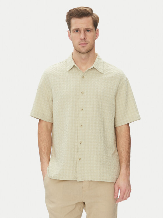

Свободная рубашка Dobby 12277184 Jack&Jones, зеленый