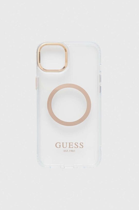 

Чехол для iPhone 14 Plus 6,7 дюйма Guess, золотой