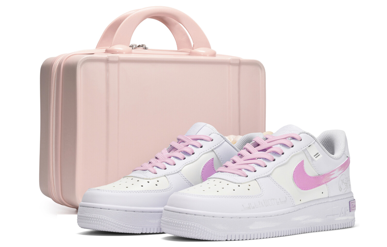 

Кроссовки Nike Air Force 1 Skateboarding Shoes Women's Low-top Chalk White, белый