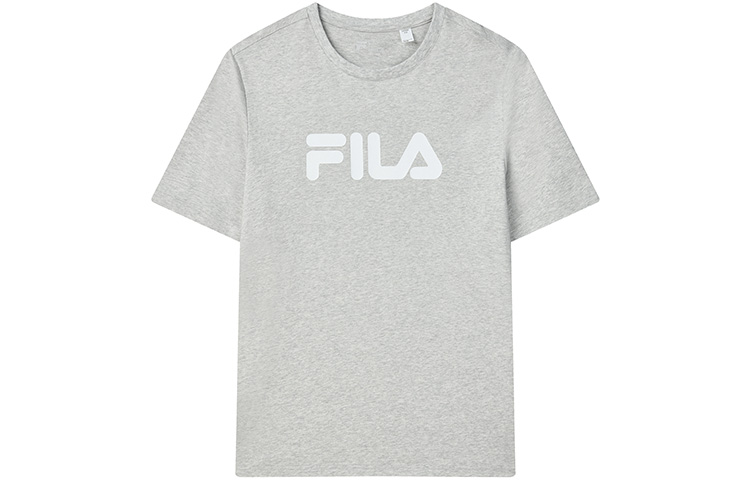 

Футболка с втачным рукавом унисекс светло-серый меланж FILA