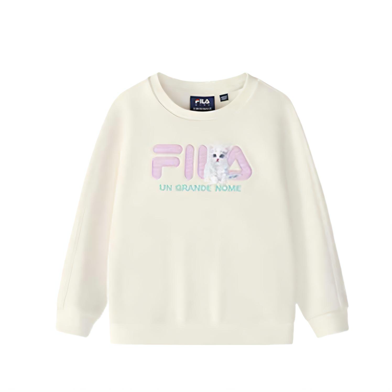 

Свитшот beige yellow для подростков FILA KIDS, бежевый/желтый/зеленый