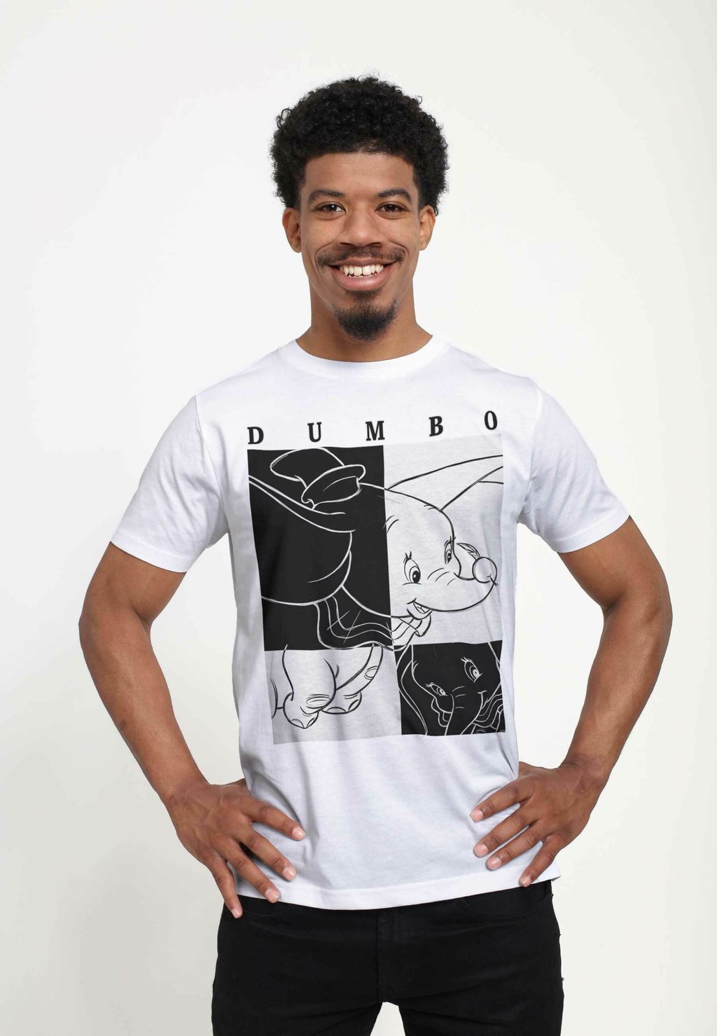 

Футболка с принтом DUMBO DUMBO CONTRAST UNISEX Henry Tiger, белый