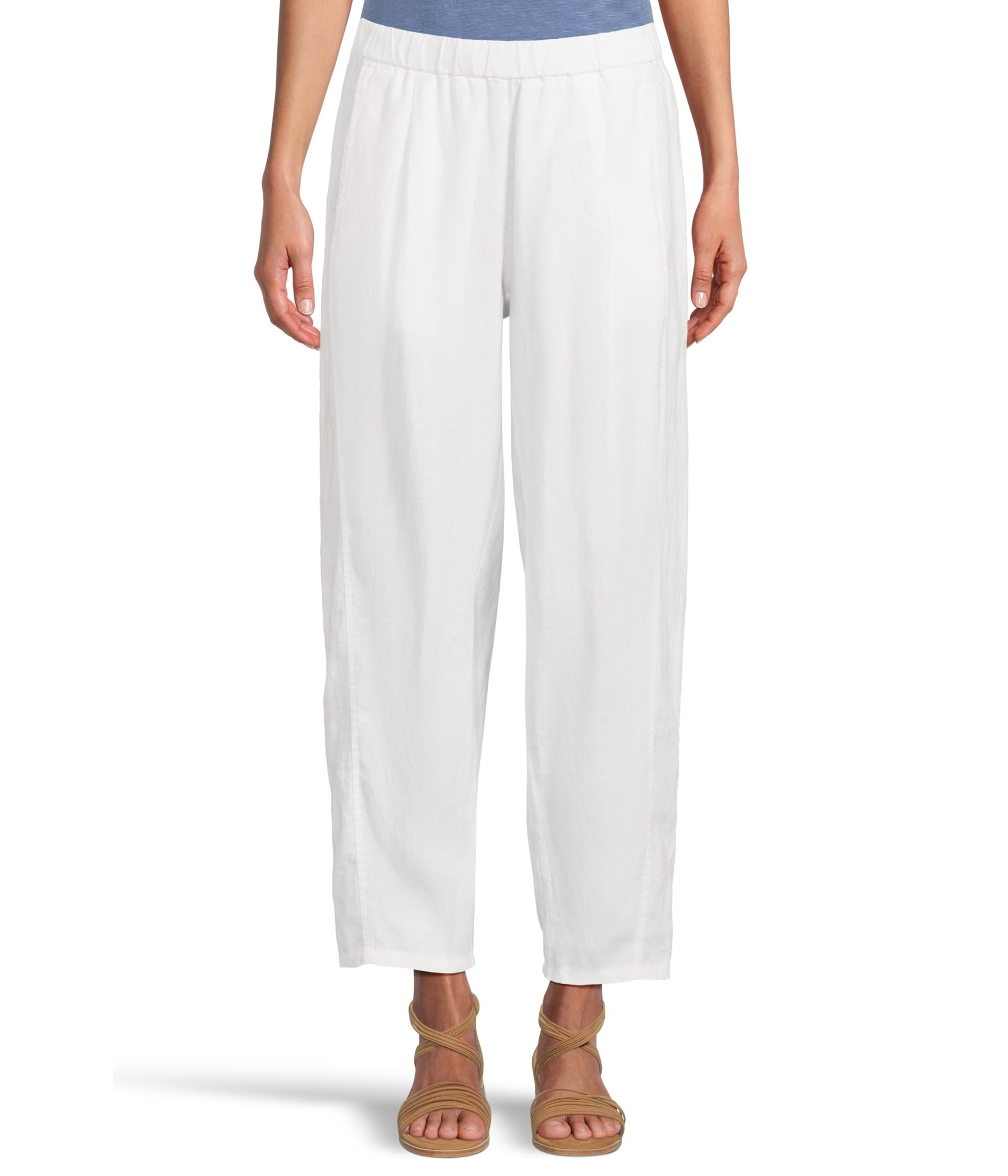 

Брюки Eileen Fisher Ankle Pleated Lantern Pants, белый