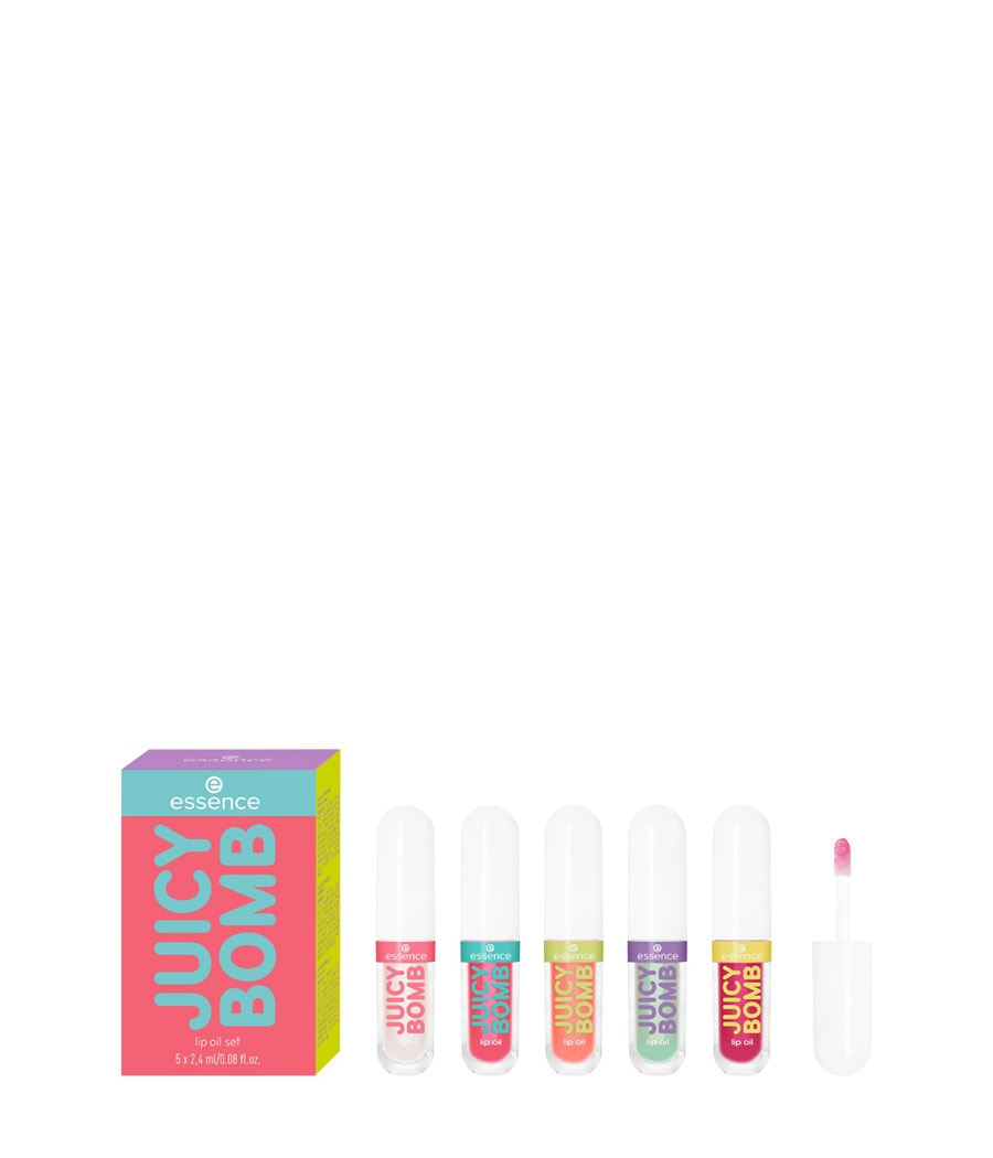 

Набор для макияжа губ essence JUICY BOMB lip oil set, 1 шт.