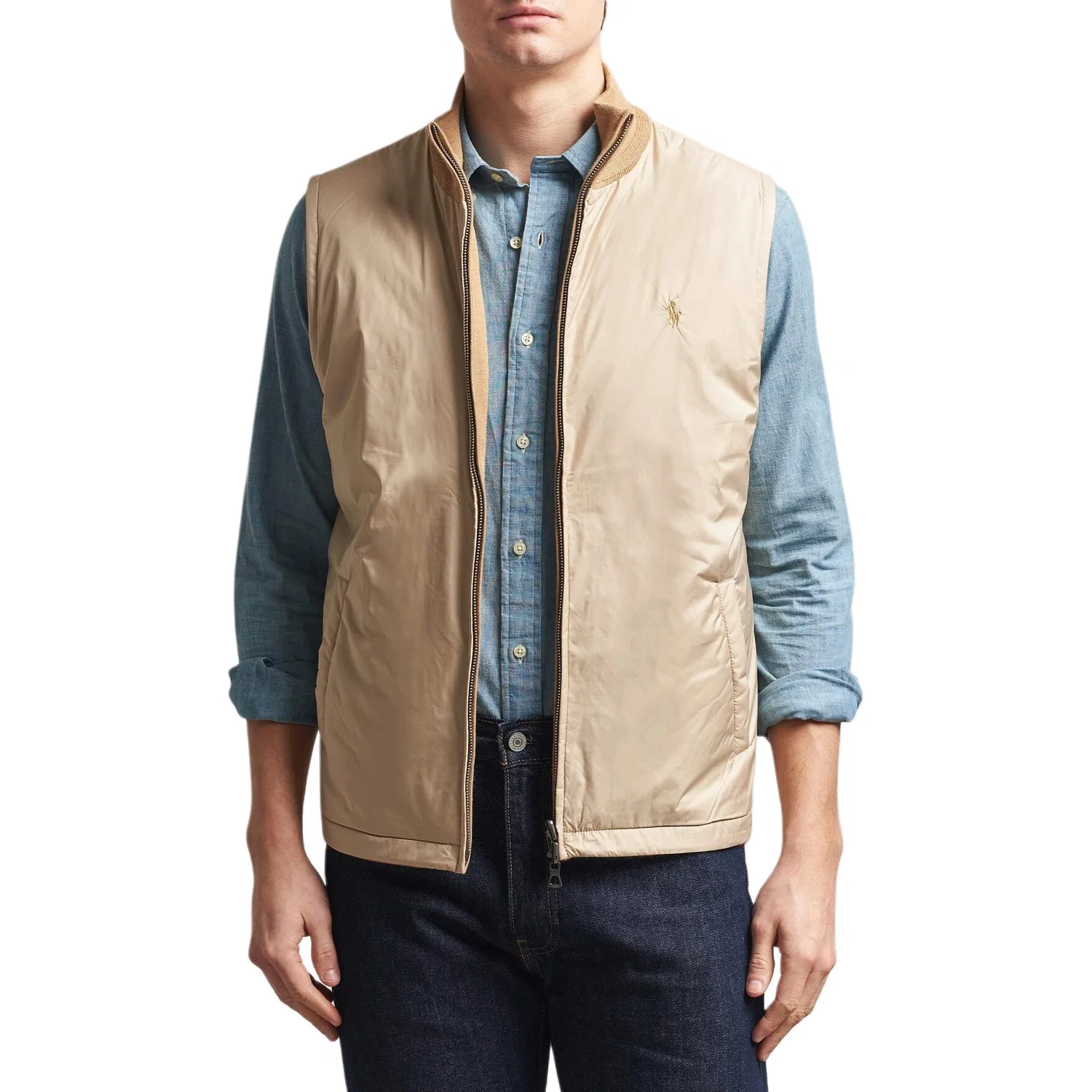 Мужской жилет Polo Ralph Lauren, Camel — фото 4