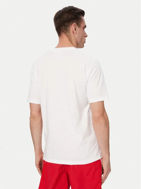 Футболка regular fit Trefoil Essentials Adidas, белый — фото 3