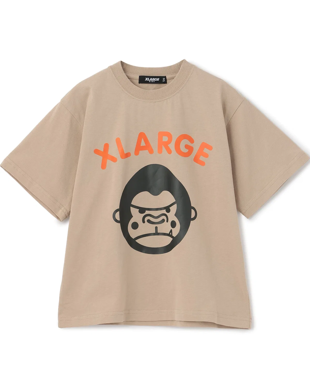 Детская футболка с принтом Funny Gorilla Logo XLARGE KIDS, Beige