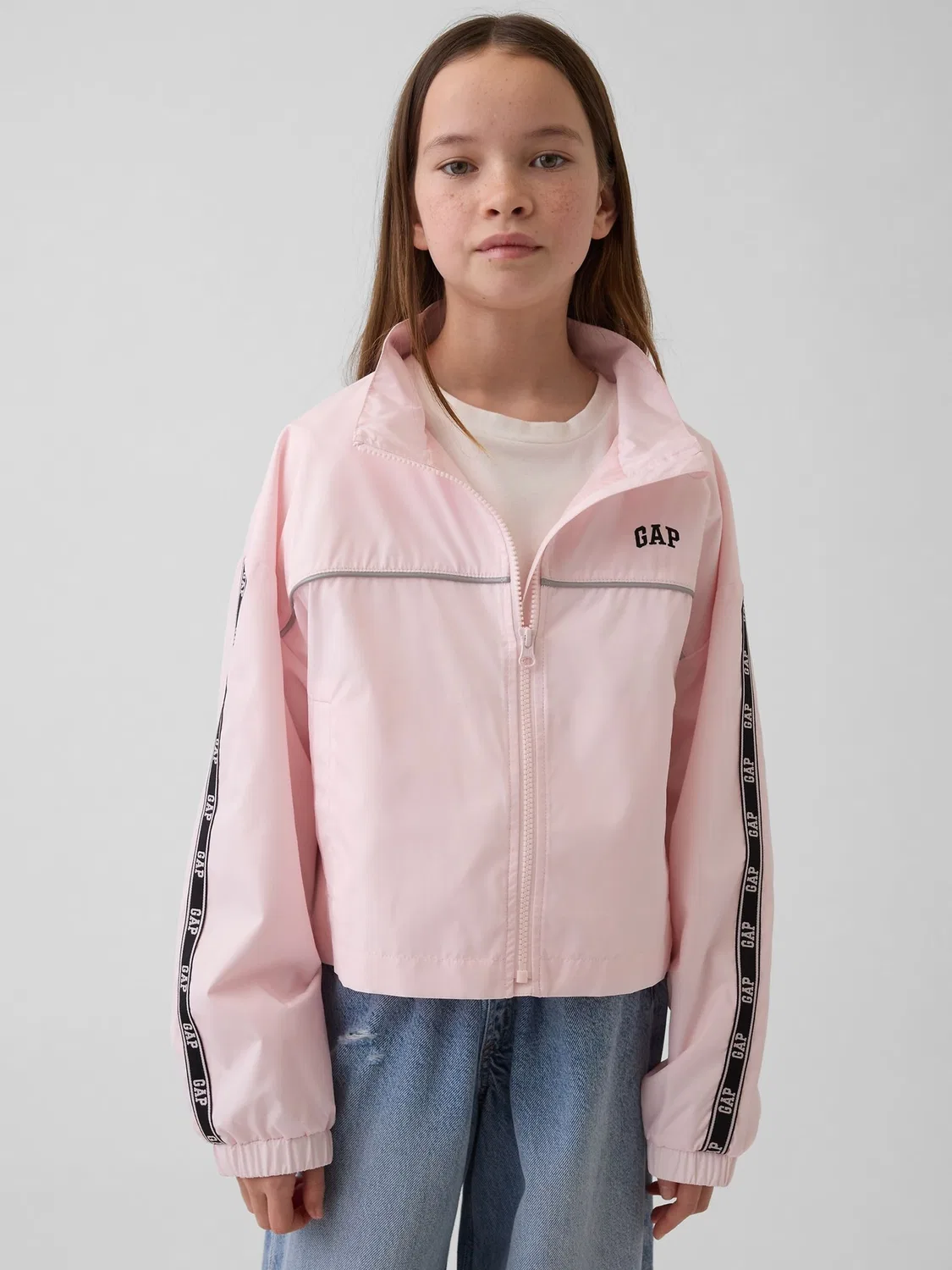 Ветровка Gap Pink Relaxed, розовая