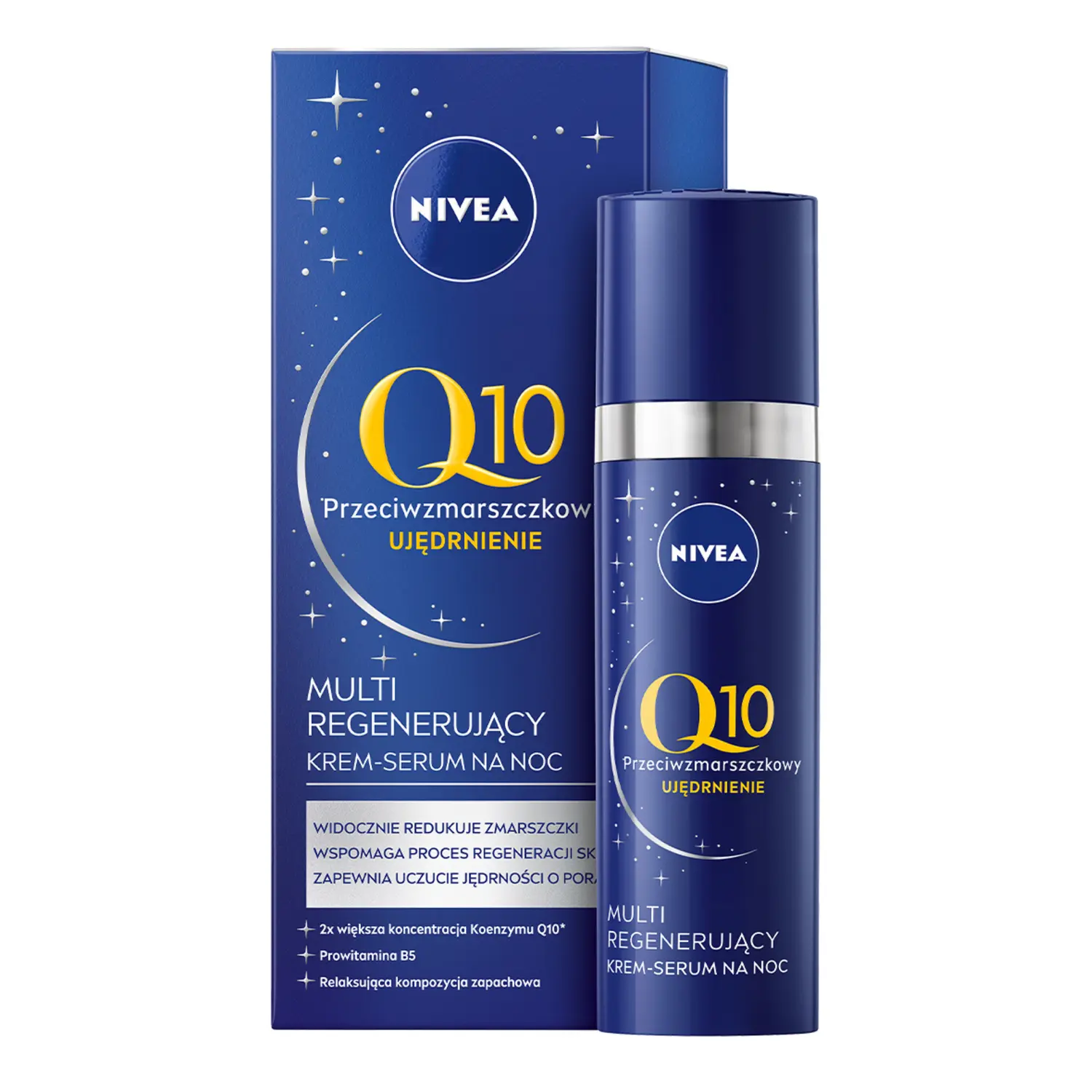 

Nivea Q10 мультирегенерирующая ночная сыворотка для лица, 30 мл