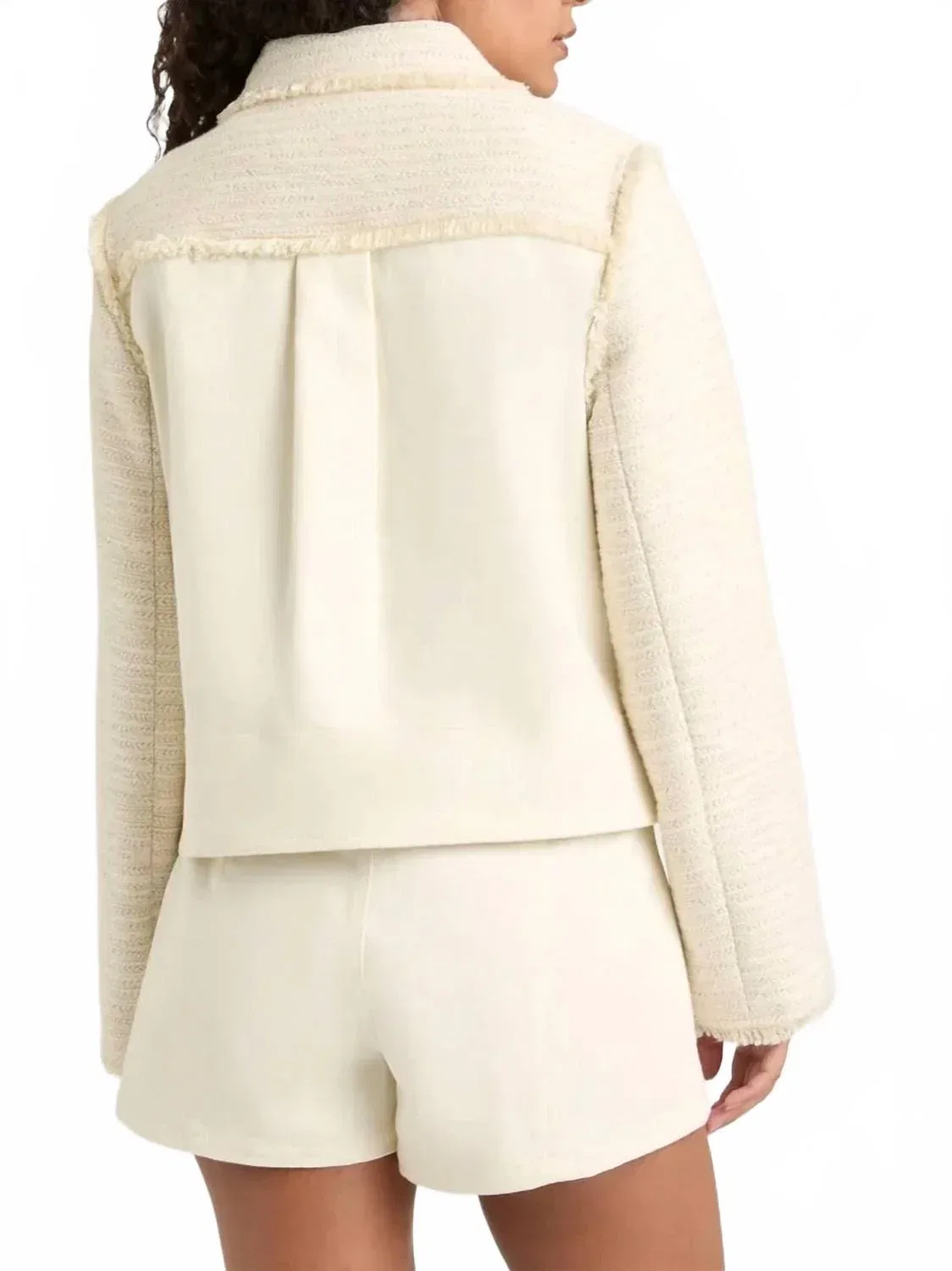 Детская куртка с длинным рукавом Liliana Jacket Cinq à Sept, White Tweed — фото 2