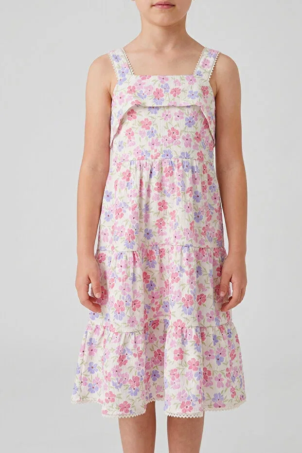 Детское платье для девочек без рукавов Summer Dress Kikka, Multicolor — фото 2