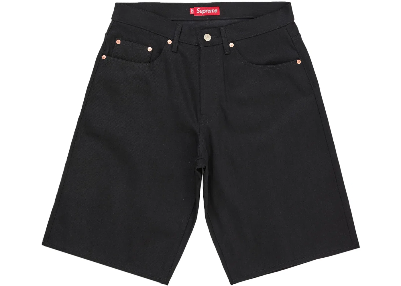 Мужские шорты свободного кроя Supreme Black