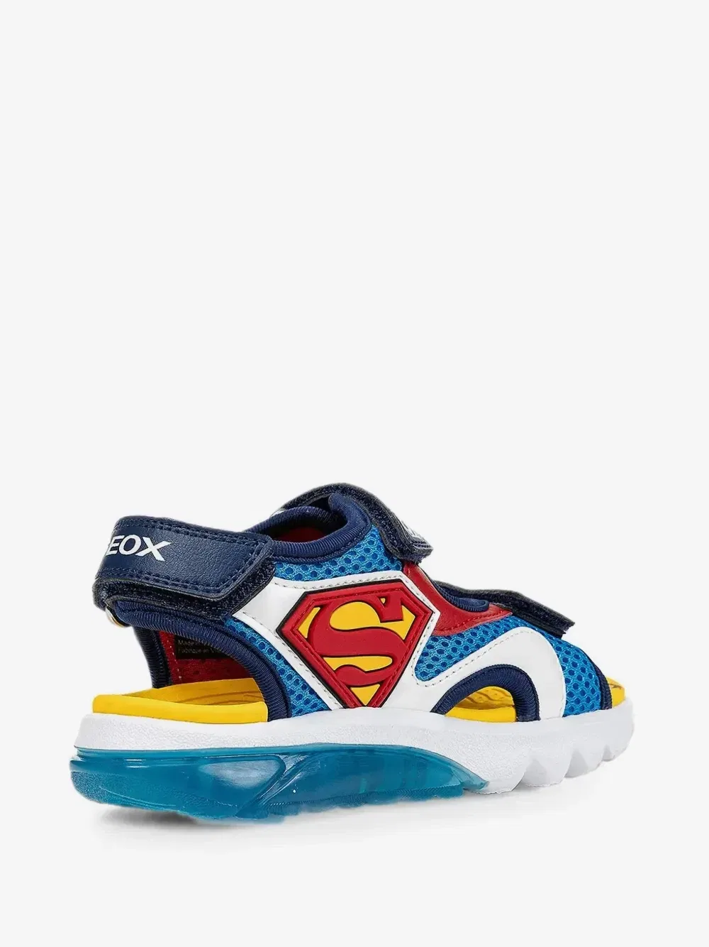 Сандалии X Superman Cyberdron на липучках Geox Kids, синий — фото 3