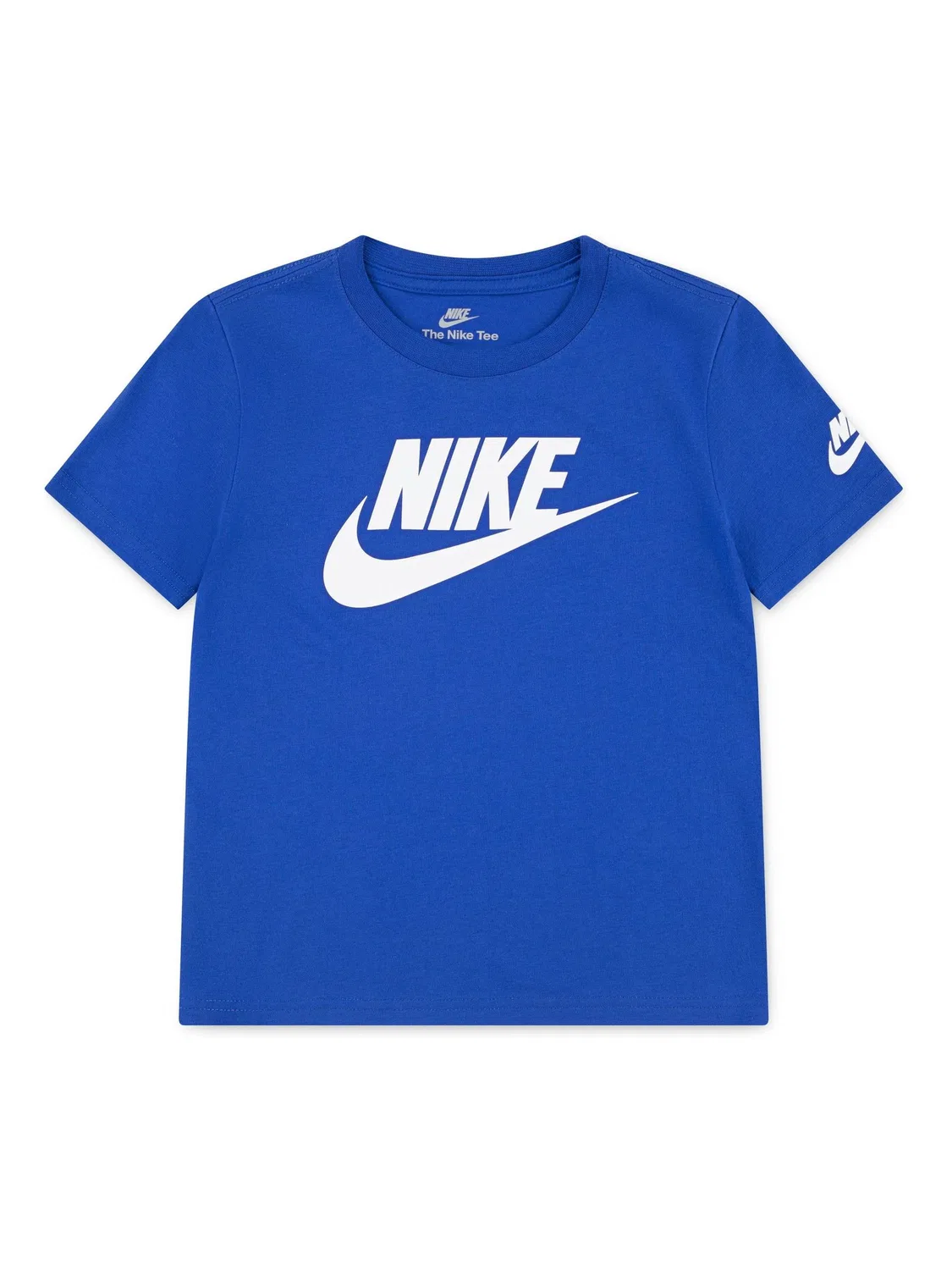 Футболка с абстрактным принтом Futura Nike, синяя