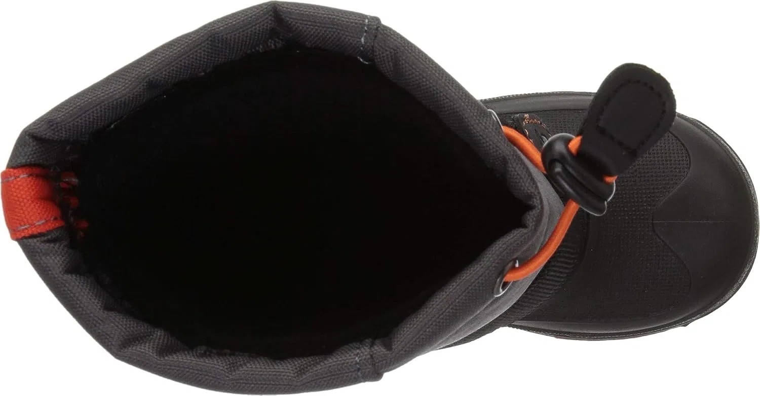 Детские снежные ботинки для девочек Rocketw Kamik, Charcoal/Flame — фото 2