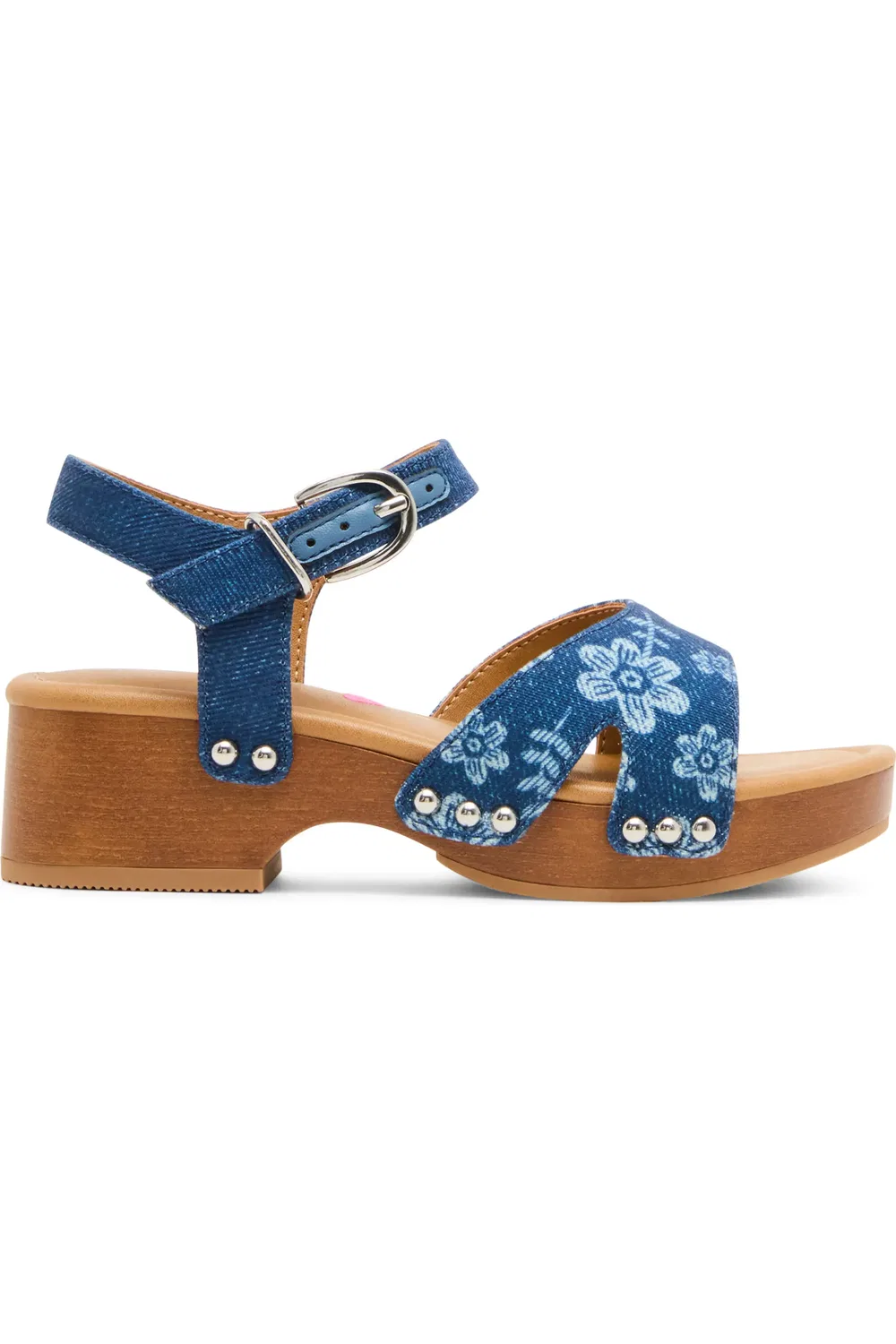 Сандалии детские платформа Mayson Steve Madden, Denim — фото 2