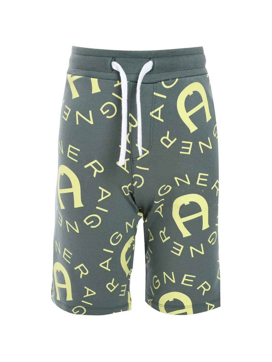 Бермуды с логотипом Aigner, зеленый