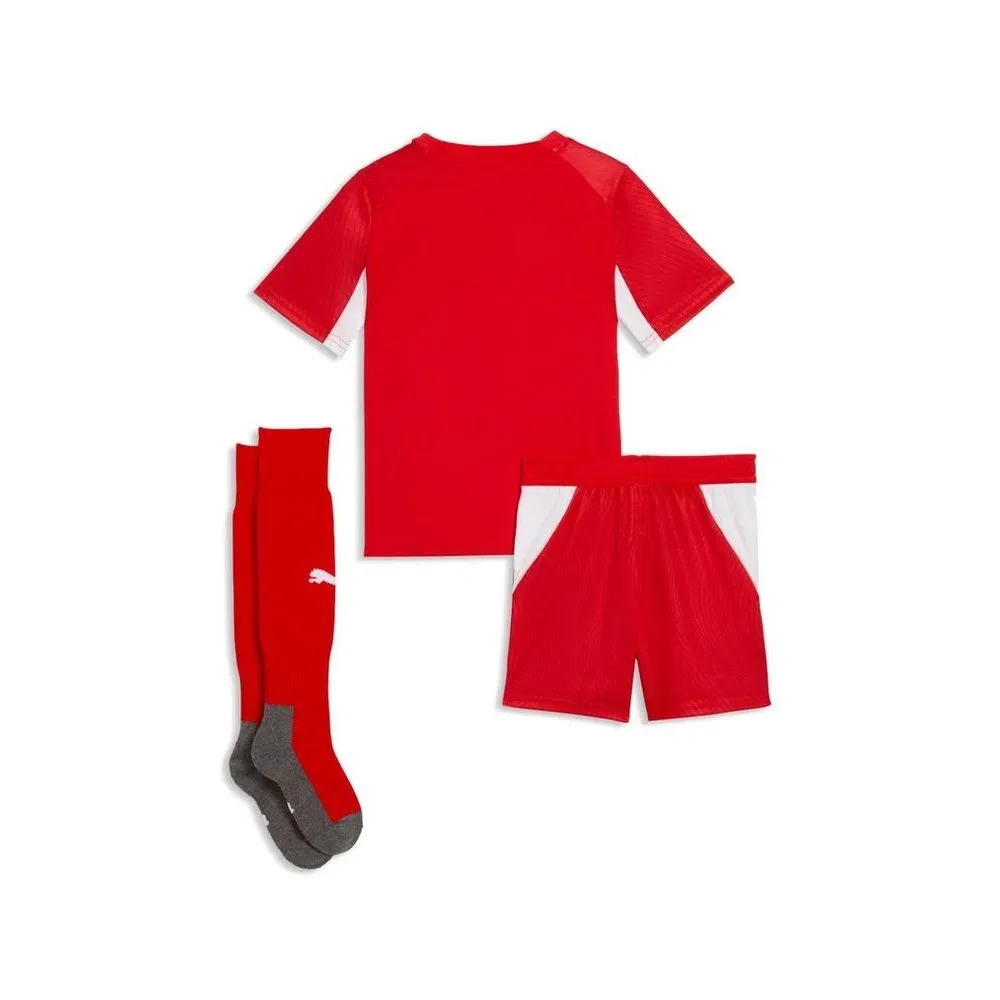 Спортивный костюм детский с логотипом Sfv Home Minikit Puma, красный — фото 2