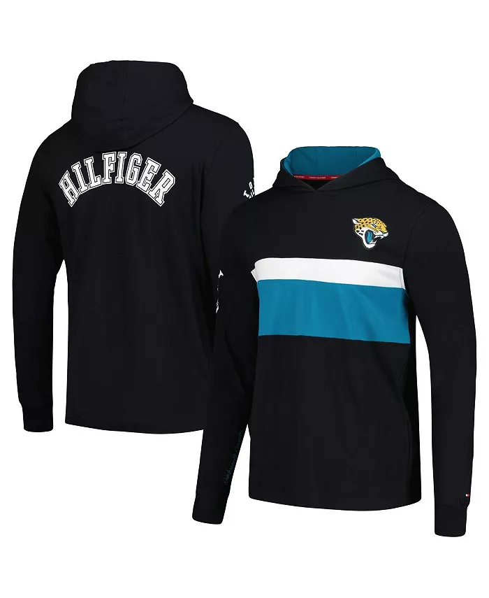 

Мужская черная толстовка с длинным рукавом Jacksonville Jaguars Morgan Tommy Hilfiger
