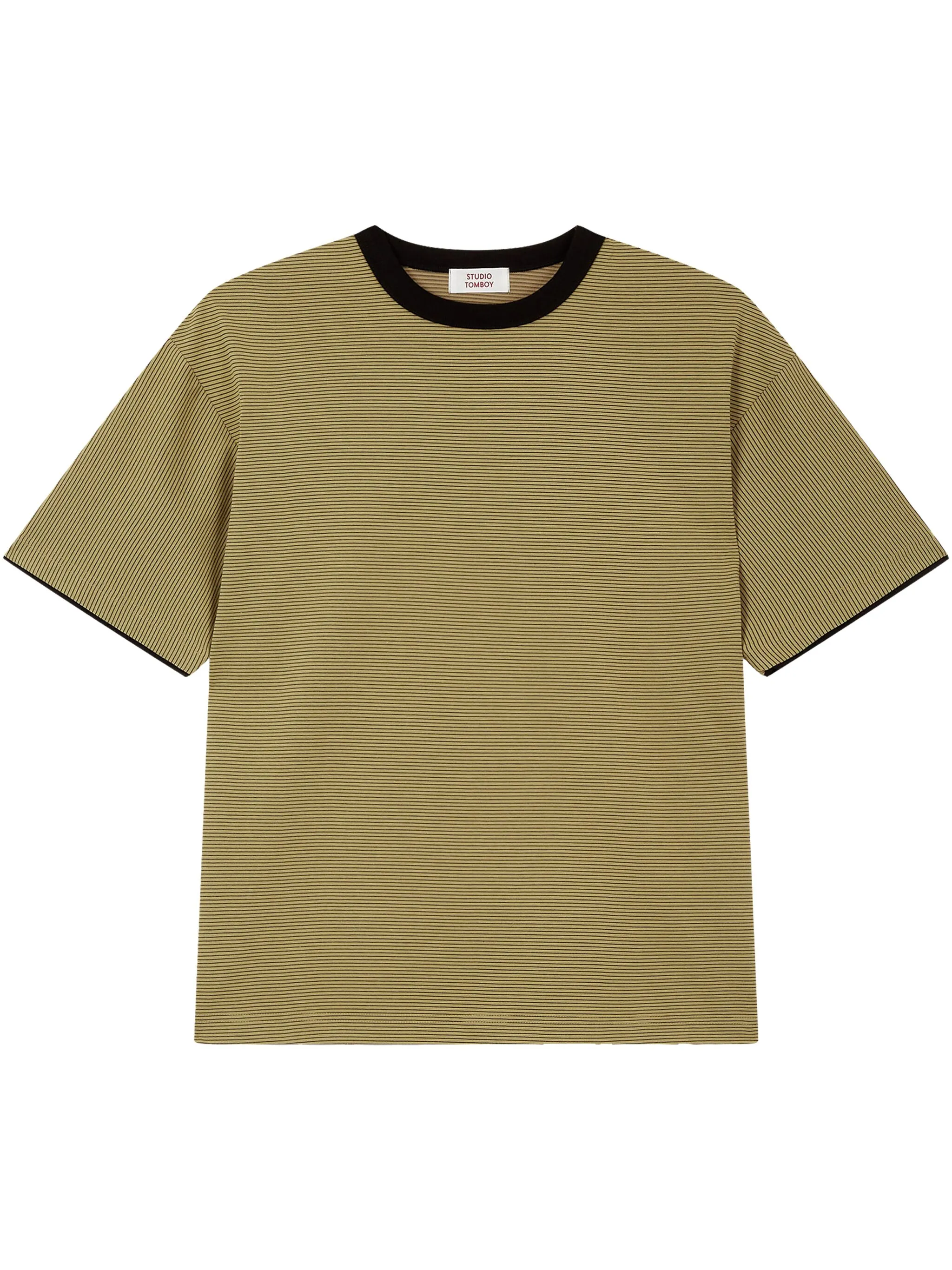 

Полосатая футболка с круглым вырезом Tomboy, нейтральный